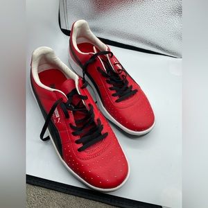 Puma GV special red and black sneakers size 7